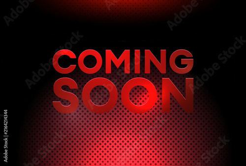 modern coming soon poster with stay tuned message