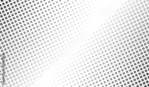 Circle gradient halftone dots background. Pop art template, texture.