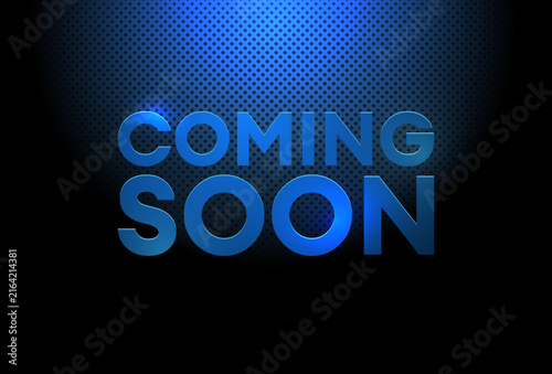 modern coming soon poster with stay tuned message