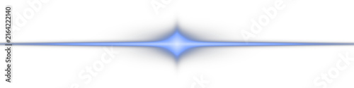 A blue starburst light effect