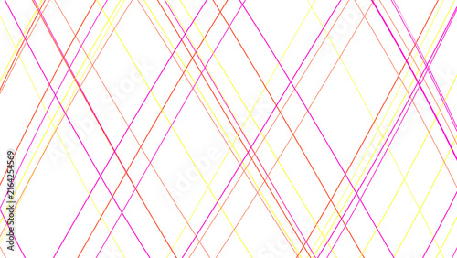 Canvastavla Dynamic composition of bright colorful diagonal lines intersecting to form a vib