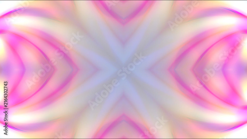 Obraz na płótnie Abstract Soft Pastel Kaleidoscope Light Burst Background