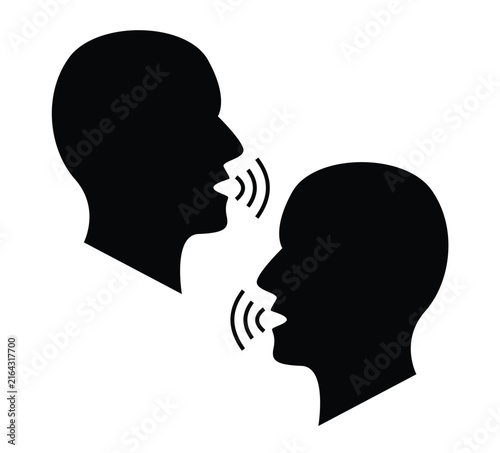 Speech and Communication Vector Icon