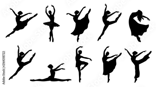 ballet dancer silhouettes