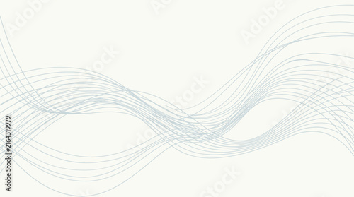 Elegant Wavy Lines Abstract Design.