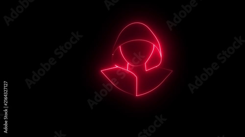  1109775432 Animated arrow bouncing slide to down, Animated arrow icon pointing down.4k animation with alpha channe