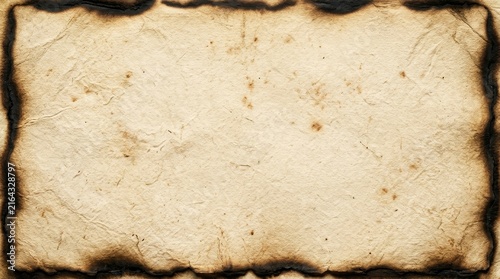 Obraz na płótnie Vintage burnt paper background with aged texture