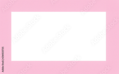 Rectangle Frame on Red Halftone Background