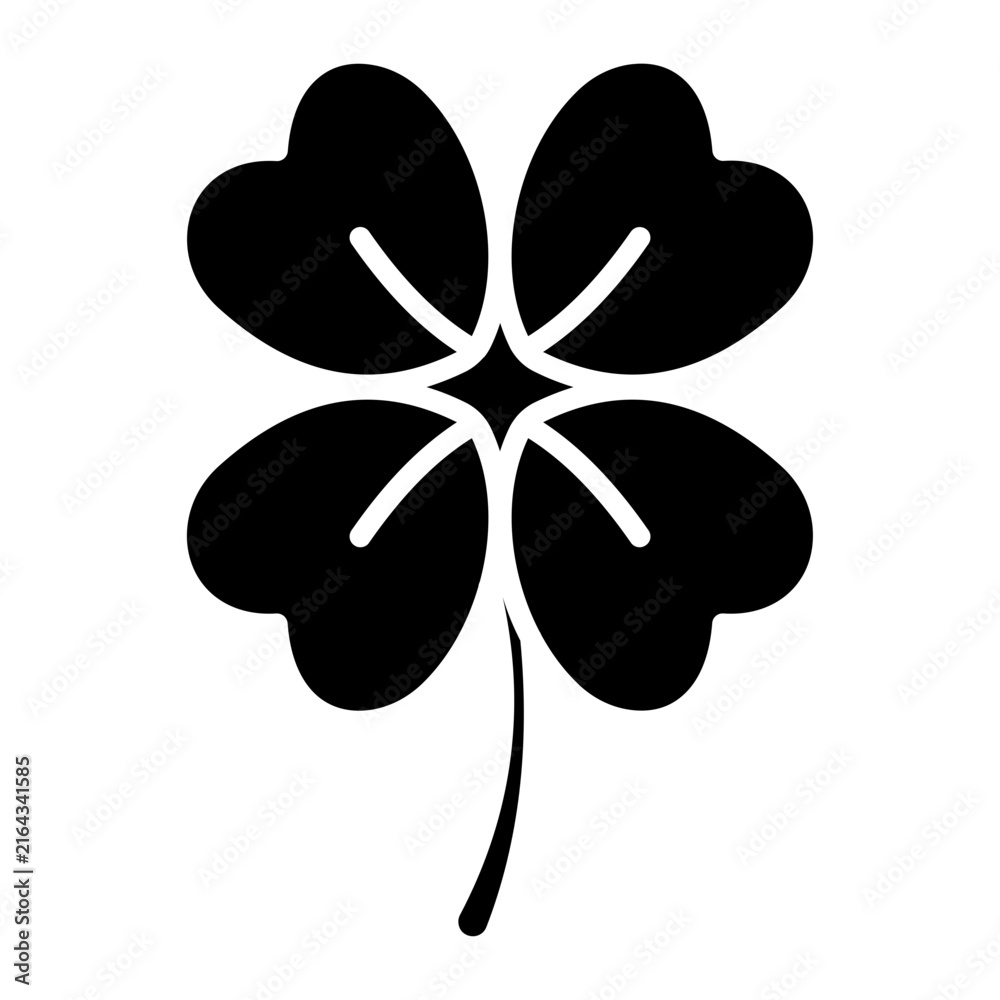 Naklejka premium Clover Icon