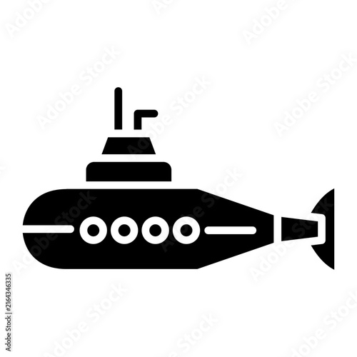Bild auf Leinwand Submarine Icon