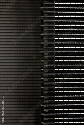 Fotografie Close-Up of Accordion Keyboard and Bellows