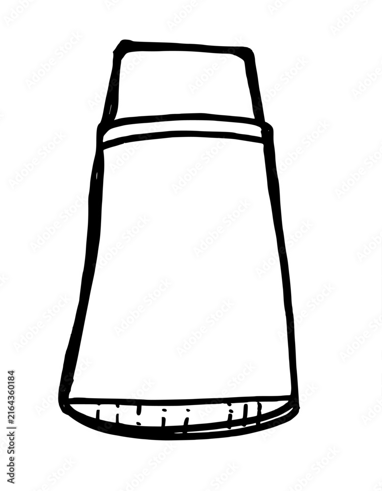Fototapeta premium Hand drawn paint tubes vector illustration isolated on white background