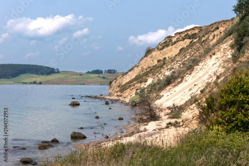 hochufer an der deutschen Ostseeinsel Rügen 