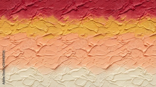 Abstract textured surface with a warm color gradient
