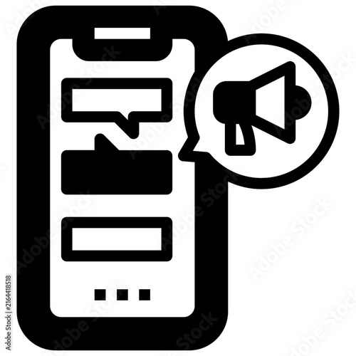 sms,advertising,mobile phone,megaphone,marketing.svg