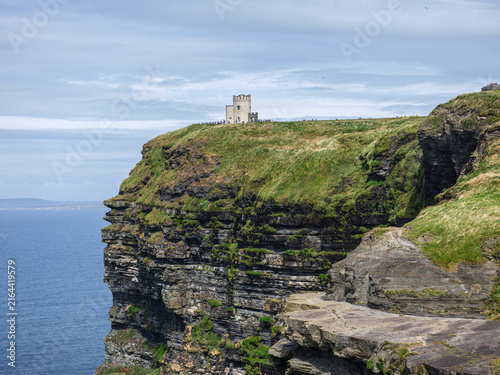 Принти на полотні Obrien tower perched high on cliffside