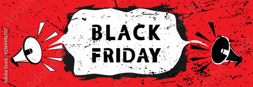 A dynamic and eye-catching Black Friday sale banner in a bold pop art grunge style. Perfect for retail promotions, e-commerce advertising, and social media marketing.