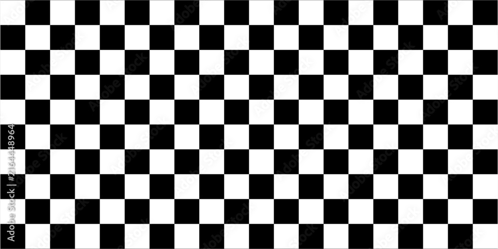 Fototapeta premium Checkered flag wave on white background design for sport race championship vector illustration.