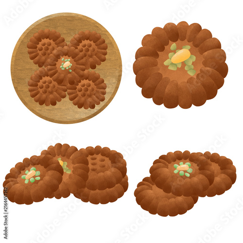 Korean Traditional Yakgwa Honey Cookie Set for Chuseok and New Year