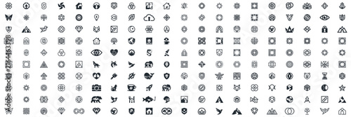 abstract logo bussines icon, technology, vector