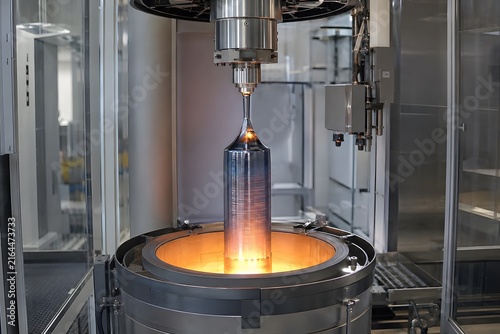 Czochralski Crystal Puller Growing Silicon Ingot
