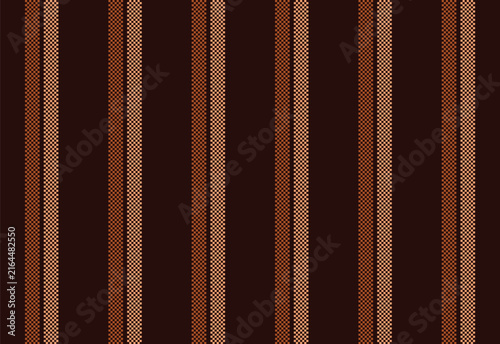 Stripes pattern seamless background. Holiday chocolate brown caramel vertical line stripe pattern for thanksgiving decor and wrapping paper