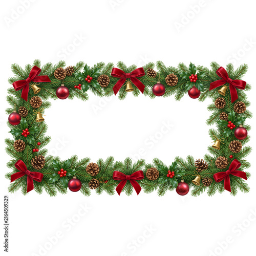 Christmas Pine Frame