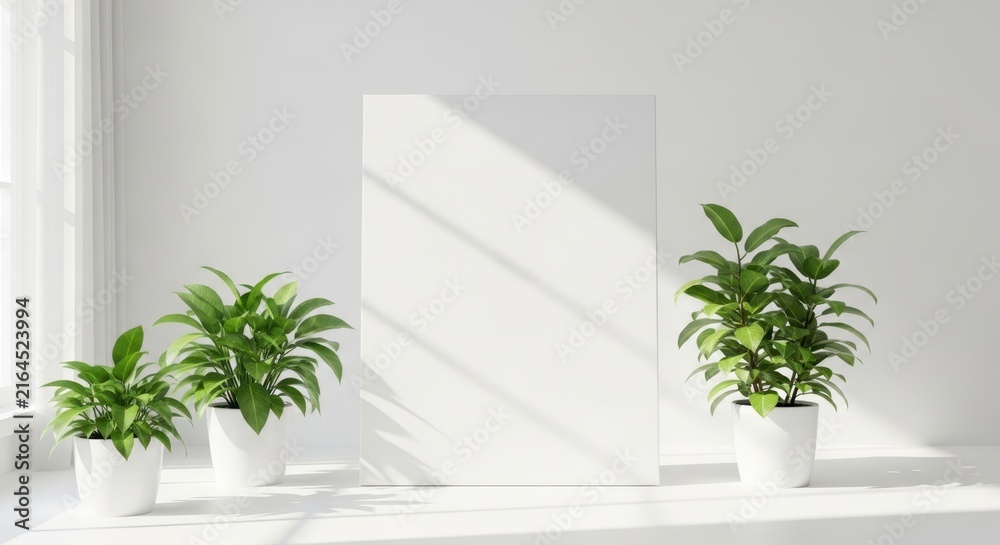 Fototapeta premium Minimalist room interior
