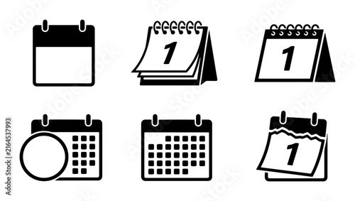 70 Calendar Icons Set, Date Planner Symbols, Time Management Graphics, Day Schedule Vector Elements, Event Planning Icons 100