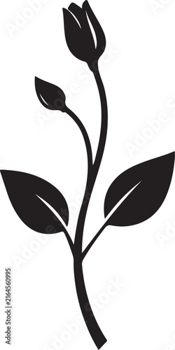 A simple black silhouette vector