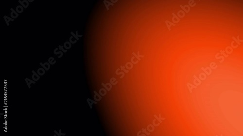 Abstract Orange Glow Transition Background Soft Light Effect on Black