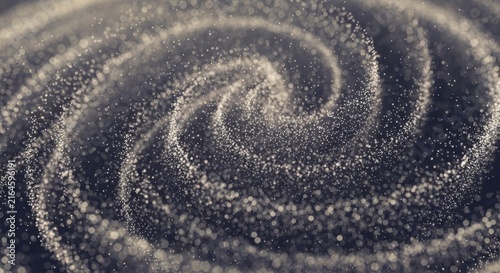 Abstract swirl of sparkling particles digital