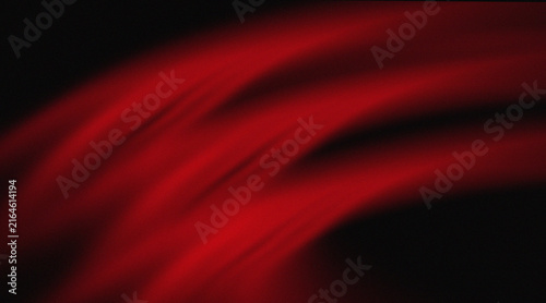 Abstract Red Wave Background with Grain Texture