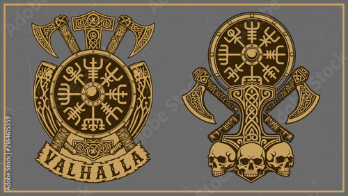 Celtic Animal Knotwork Tattoo Set with Interlaced Beasts and Ornamental Decorative Designs