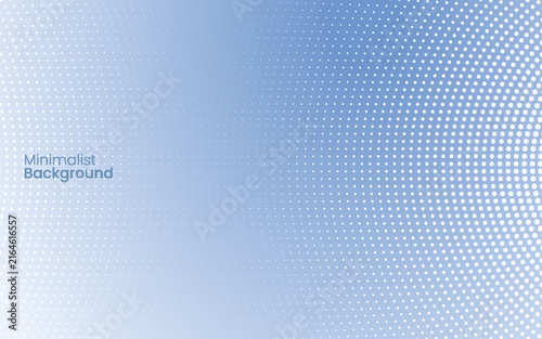 Light Blue Halftone Dot Gradient Background Minimal Clean Copy Space Design