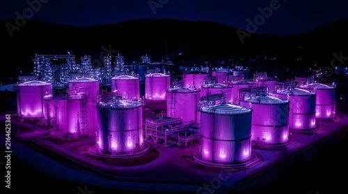 energy plant powered by artificial intelligence, glowing reactors, and sustainable futuristic infrastructure