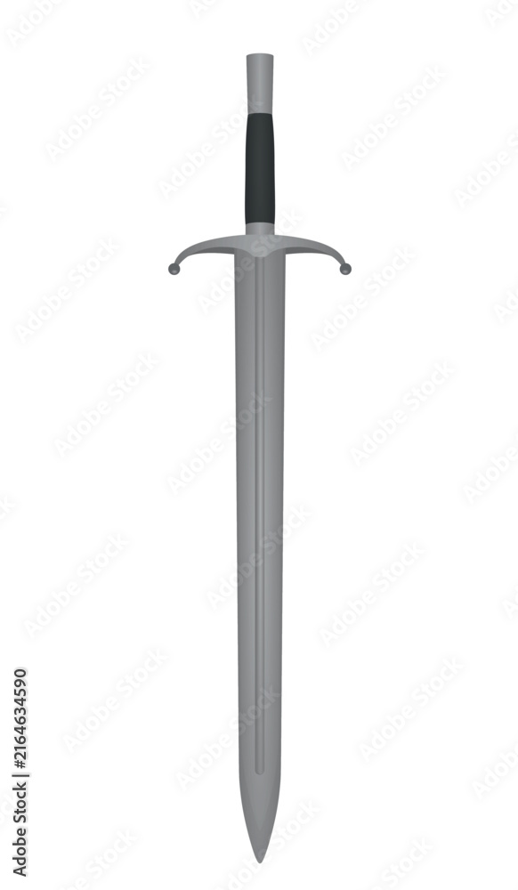 Fototapeta premium Pirate traditional saber. vector illustration