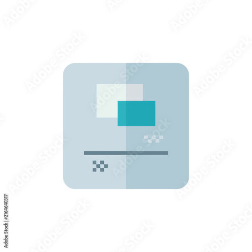 Abstract geometric shapes, minimalist design, modern art, blue and grey color palette, clean background
