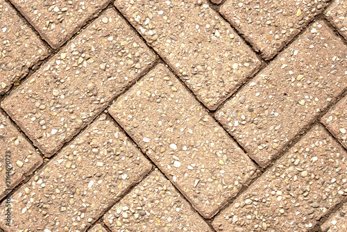 Photography Brown Herringbone Block Paving Texture High Angle Background
