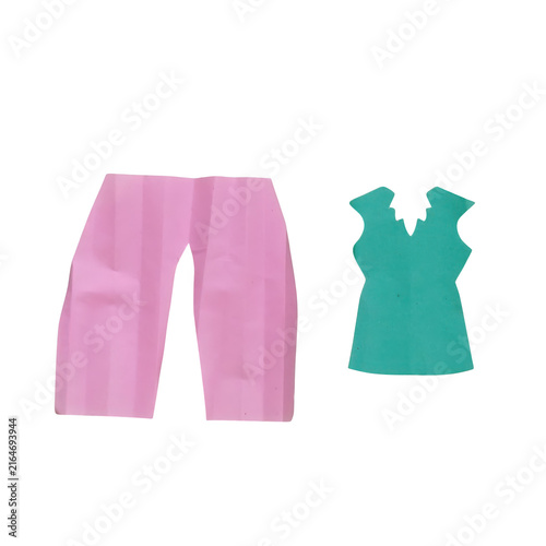 Pink and teal abstract geometric shapes on black background. Baby girls trending dress.