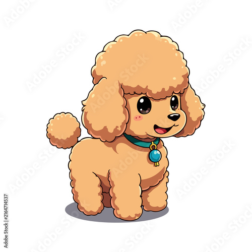 Cute Toy Poodle Clipart 09