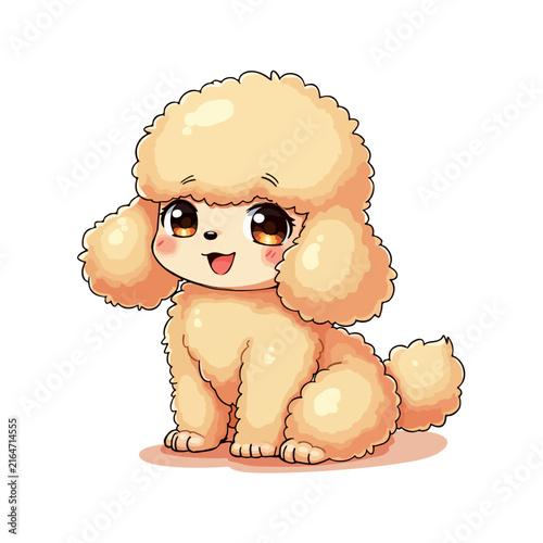 Cute Toy Poodle Clipart 04