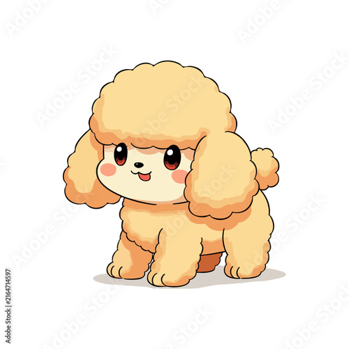 Cute Toy Poodle Clipart 07
