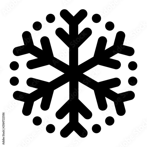 snowflake icon illustration