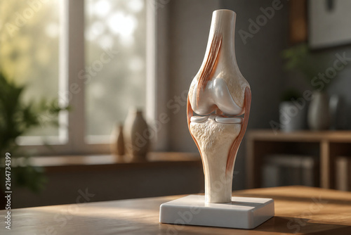 Anatomical Model of Knee Joint in Modern Interior