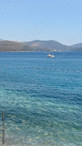 Photography sea and mountains