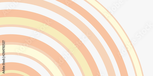Abstract background featuring soft curved lines in pastel orange and yellow tones with a minimalist aesthetic