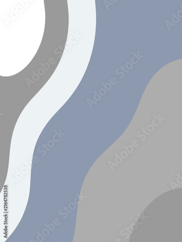 Abstract background featuring soft flowing wavy shapes in muted shades of blue grey and white colors