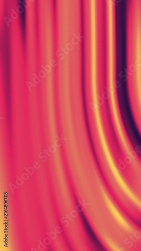 Fotografie Abstract energetic magenta and yellow vertical wave background.