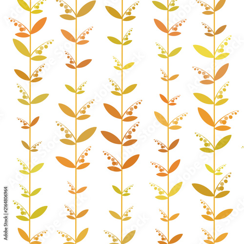 autumn leaves seamless pattern